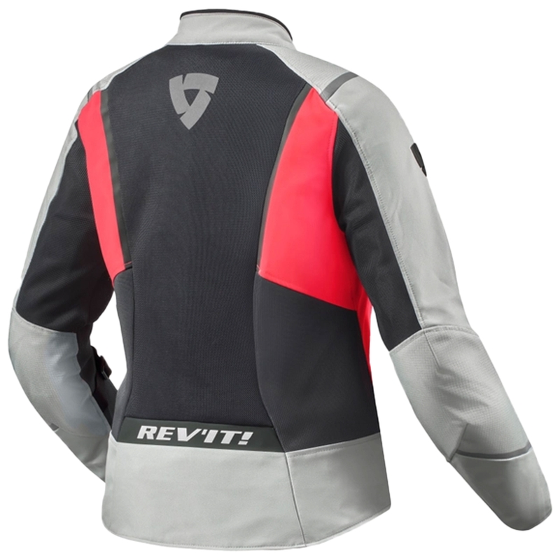 Ženska motoristična jakna Revit Airwave 4 sivo-roza