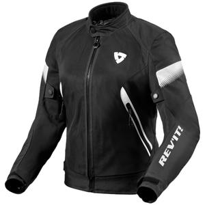 Ženska motoristična jakna Revit Control Air H2O Black and White