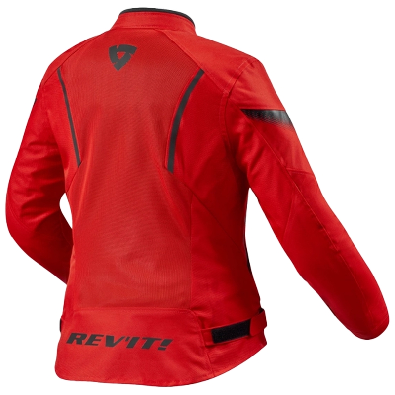 Ženska motoristična jakna Revit Control Air H2O Red and Black