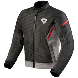 Revit Torque 2 H2O motoristična jakna sivo-rdeča