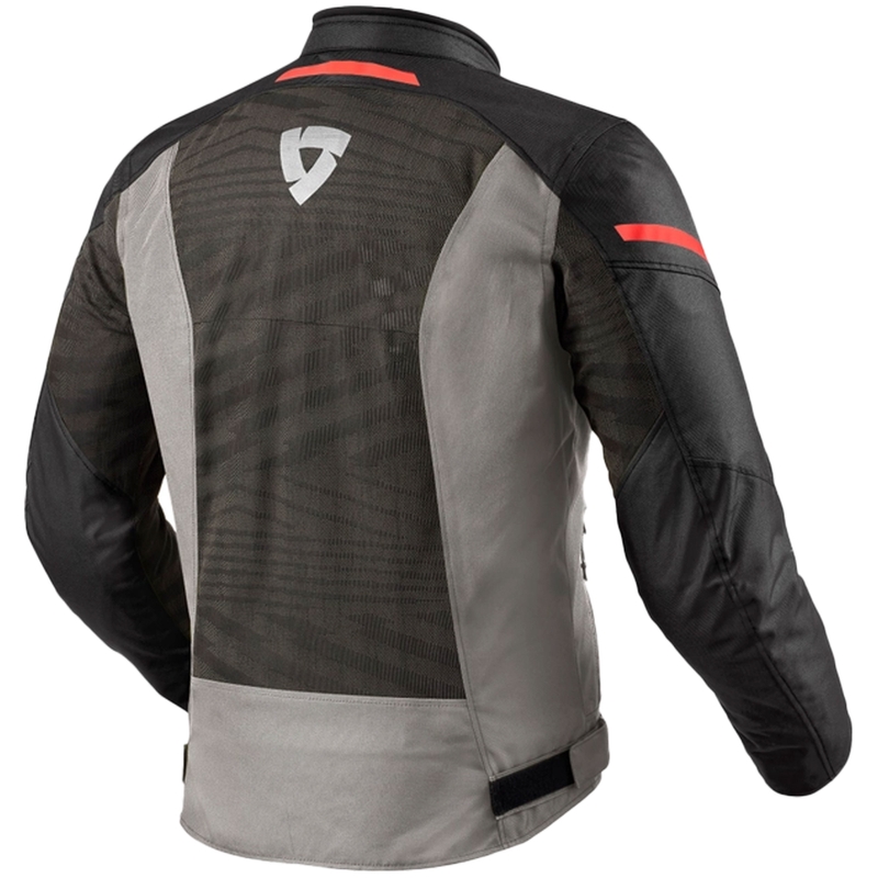 Revit Torque 2 H2O motoristična jakna sivo-rdeča