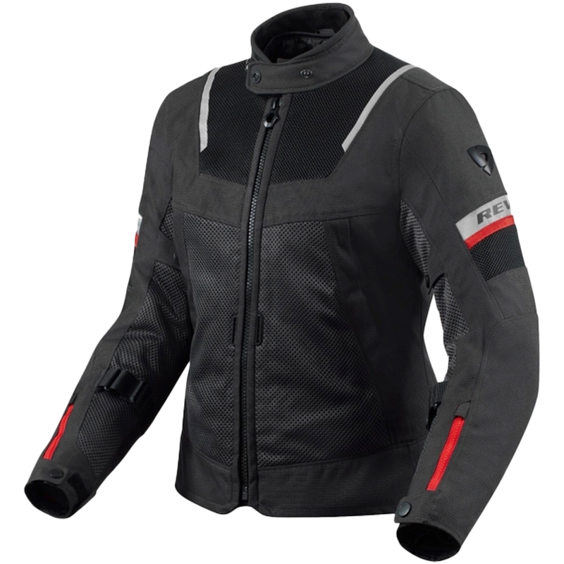 Ženska motoristična jakna Revit Tornado 4 H2O black-anthracite