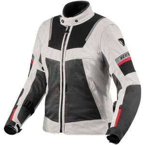 Ženska motoristična jakna Revit Tornado 4 H2O sivo-črna