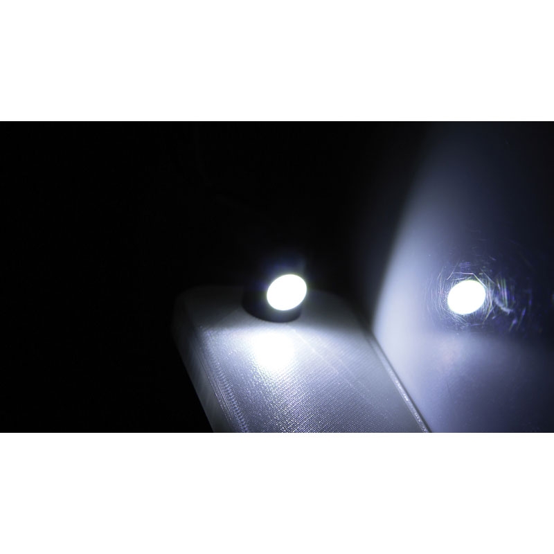 LED lučka za registrsko tablico Highsider Smart črna