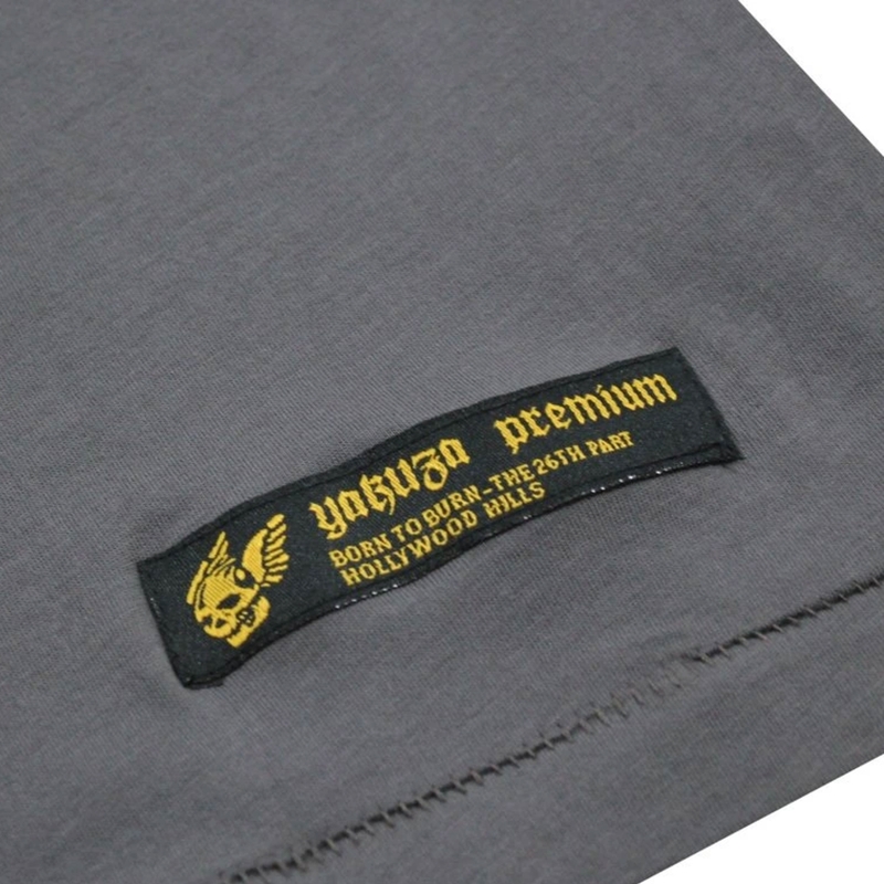 Temno siva majica Yakuza Premium Born To Burn Flying Riots Los Angeles