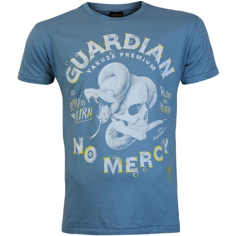 Majica Yakuza Premium Guardian No Mercy modra