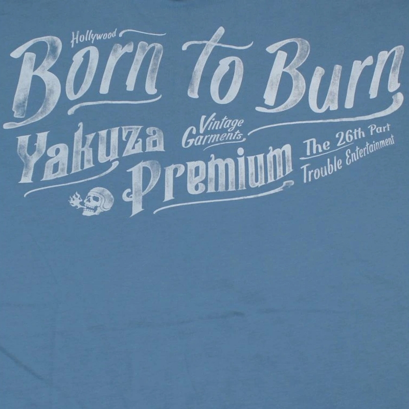 Majica Yakuza Premium Guardian No Mercy modra