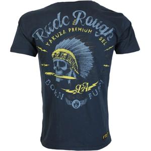 Majica Yakuza Premium Rude and Rough - Los Angeles temno modra