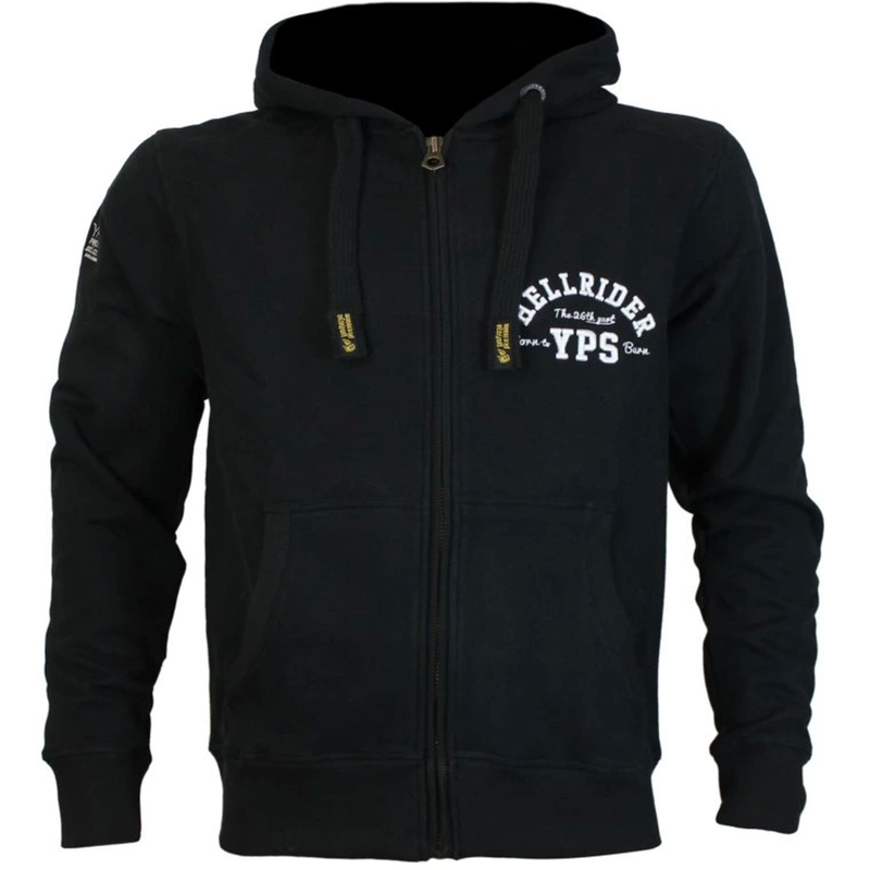 Pulover s kapuco Yakuza Premium Hell Rider črne barve
