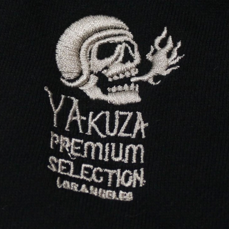 Pulover s kapuco Yakuza Premium Hell Rider črne barve