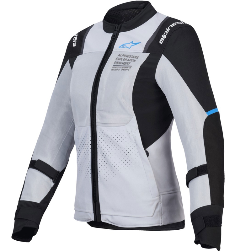 Ženska motoristična jakna Alpinestars Stella ST-2 Air svetlo sivo-črna
