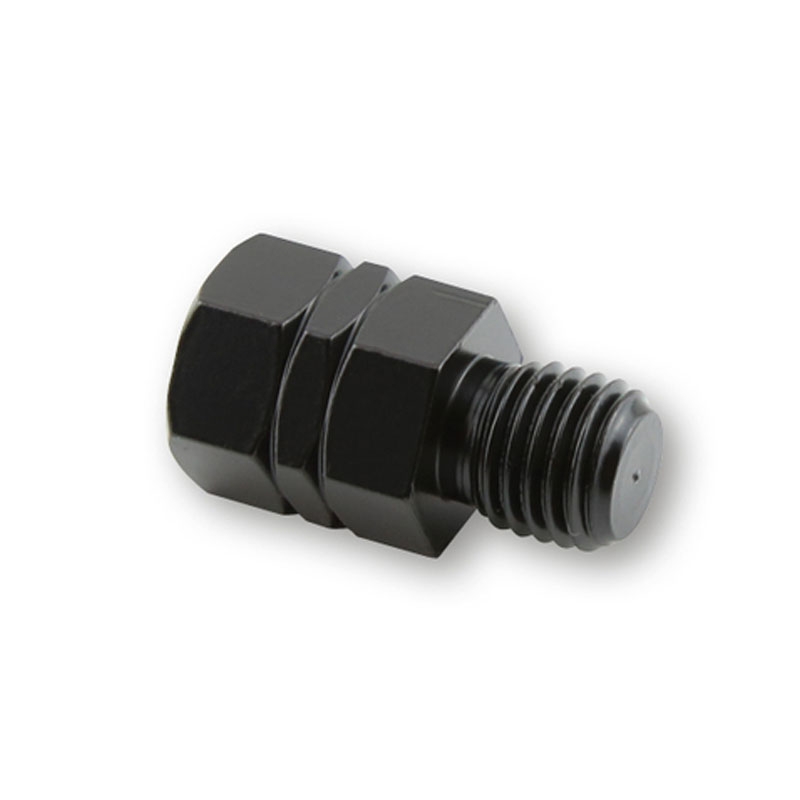 Adapter za pametno ogledalo Highsider z levega navoja M10 na desni navoj M10, črne barve
