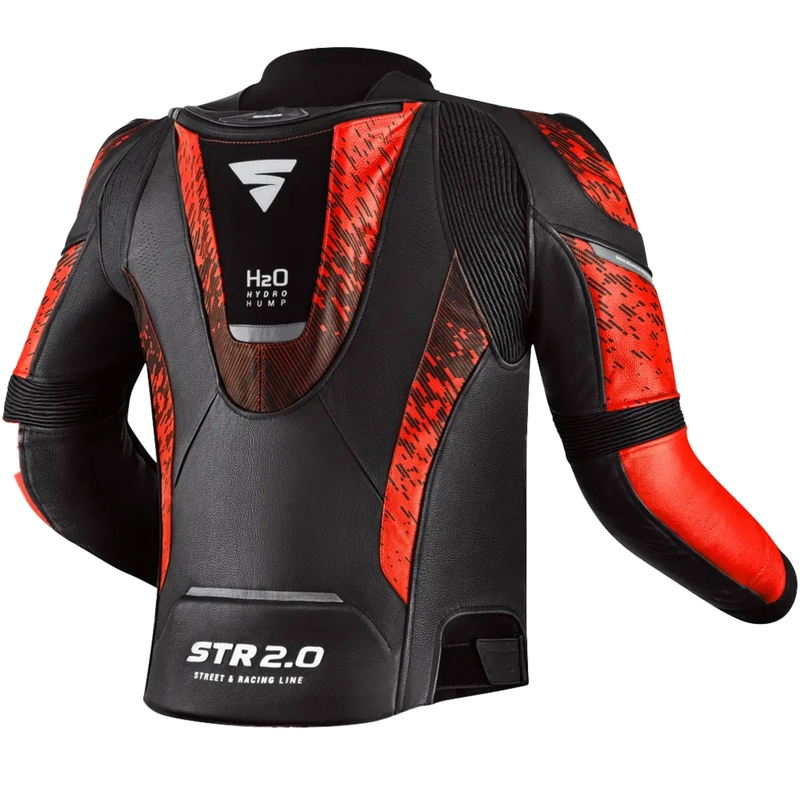Motoristična jakna Shima STR 2.0 fluo rdeča