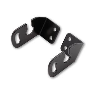 Originalni nosilec smernikov Highsider Pro za registrsko tablico motornih koles Aprilia/BMW/Triumph/Yamaha, črn