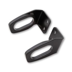 Originalni nosilec LED smernikov Highsider Pro za registrsko tablico motornega kolesa Honda, črn