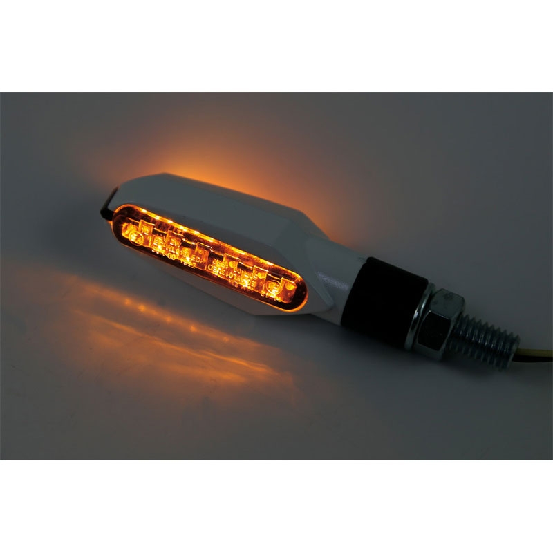 Highsider Smart Multiface LED smerniki za motorno kolo, beli