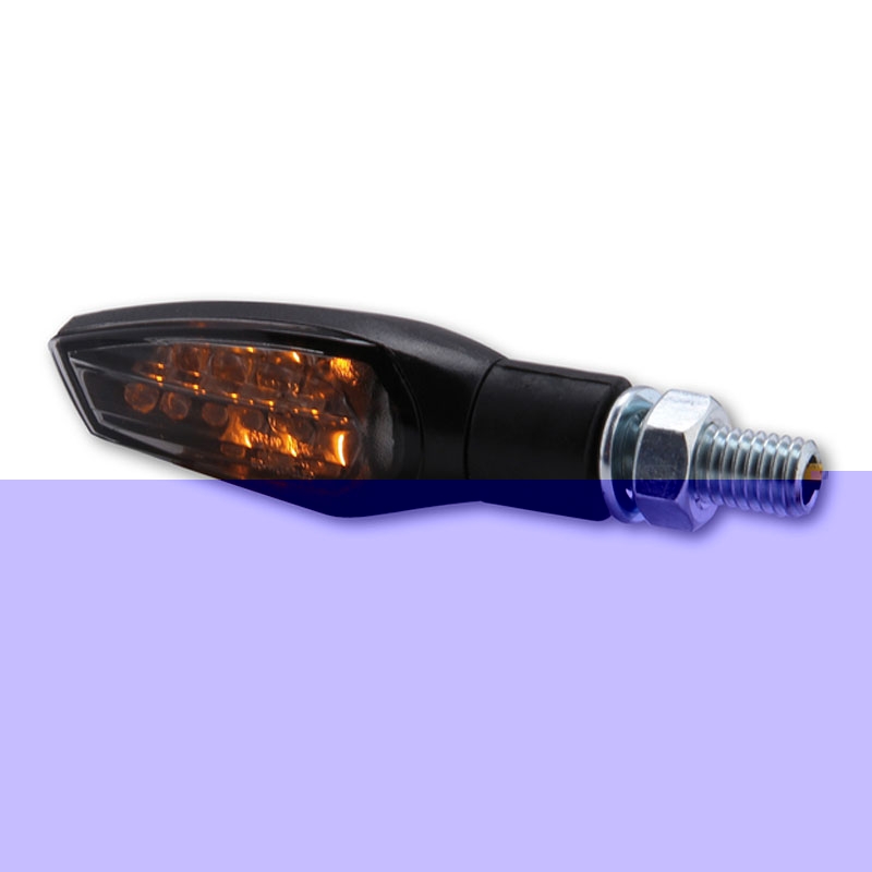 Smerniki za motor Highsider Smart Nova LED črni