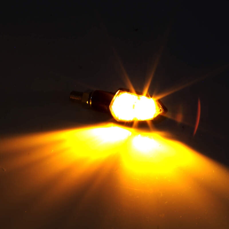 Smerniki za motor Highsider Smart Nova LED črni