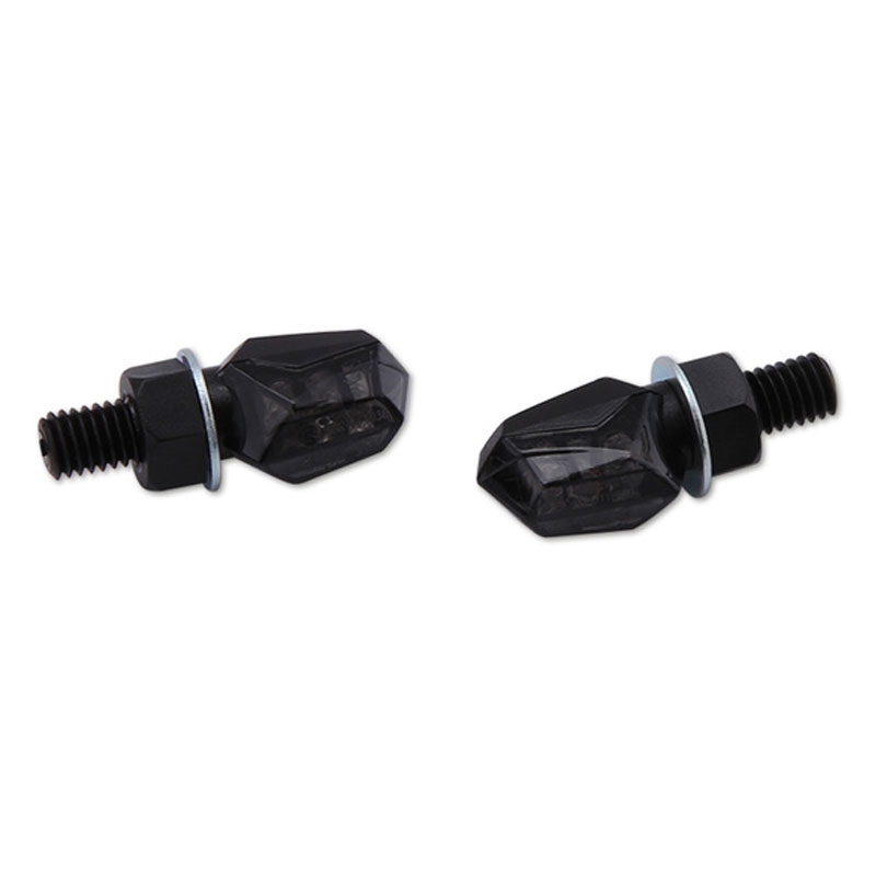Highsider Smart Tiny LED smerniki za motorno kolo črne barve