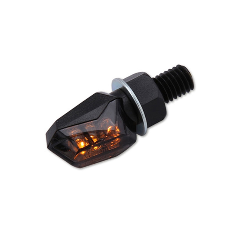 Highsider Smart Tiny LED smerniki za motorno kolo črne barve