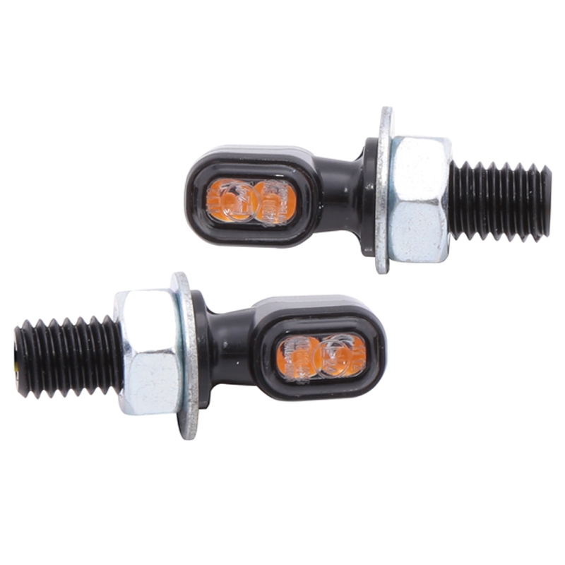 Smerniki za motor Highsider Smart Vision-TS LED črni
