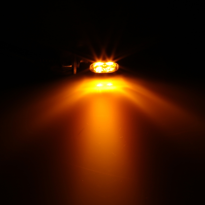 Smerniki za motor Highsider Smart Vision-TS LED črni