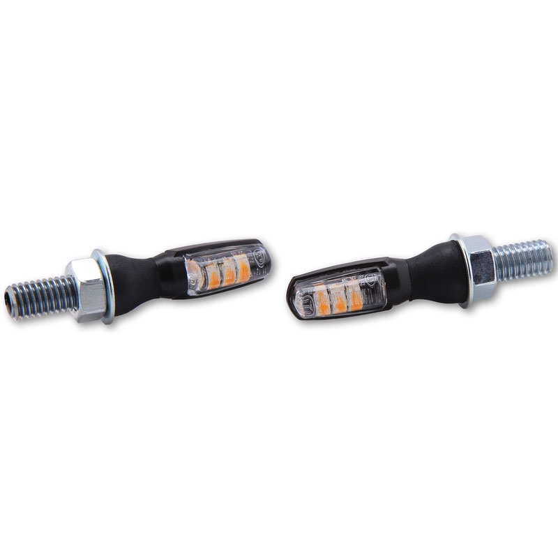 Smerniki za motor Highsider Smart SPARK LED črni