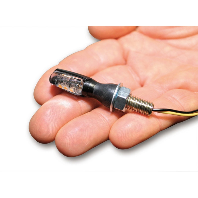 Smerniki za motor Highsider Smart SPARK LED črni