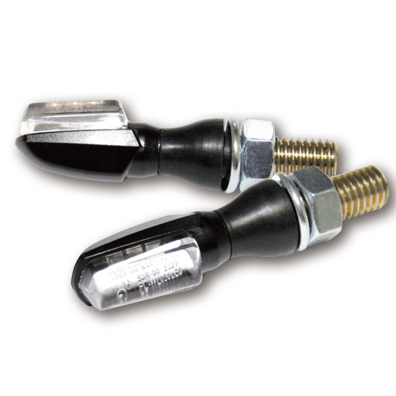 Smerniki za motor Highsider Smart SPARK LED črni