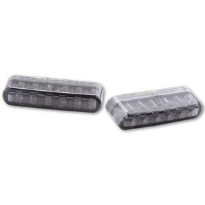 Smerniki za motor Highsider Smart Shorty LED dimljeno sivi