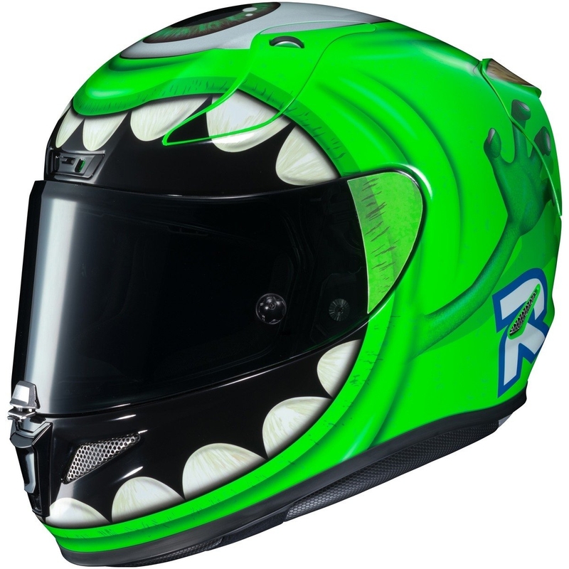 Integralna motoristična čelada HJC RPHA 11 Mike Wazowski Disney MC4 razprodaja