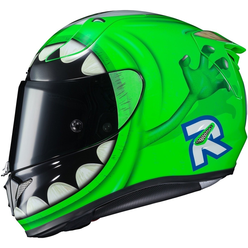Integralna motoristična čelada HJC RPHA 11 Mike Wazowski Disney MC4 razprodaja