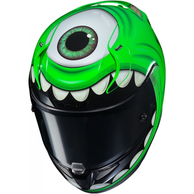 Integralna motoristična čelada HJC RPHA 11 Mike Wazowski Disney MC4 razprodaja
