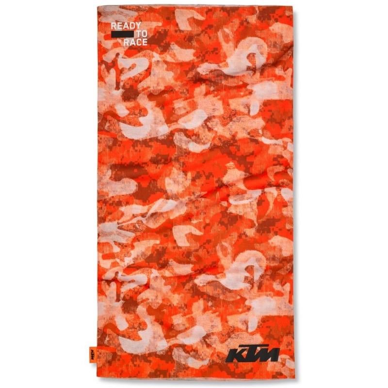 Večfunkcijska šala KTM Camo Allrounder oranžna kamuflažna