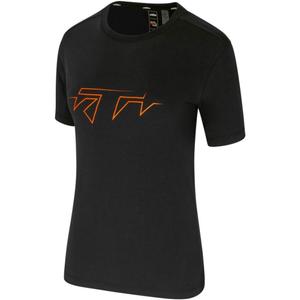 Ženska majica z logotipom KTM, črna