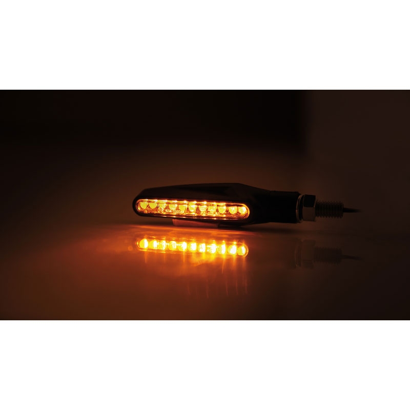Highsider Smart Stix LED smerniki za motorno kolo, črni