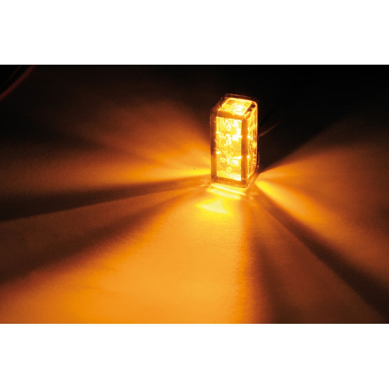 Smerniki za motor Highsider Smart Cube-V LED črni