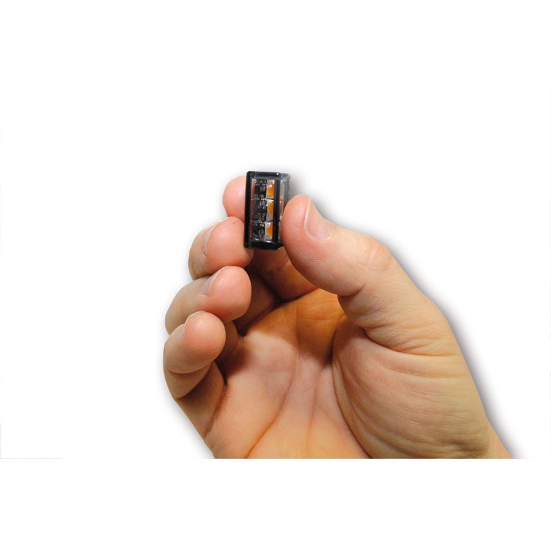 Smerniki za motor Highsider Smart Cube-V LED črni