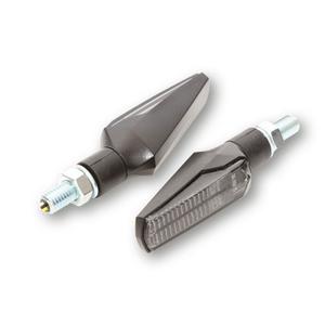 Smerniki za motor Highsider Smart Fineline LED 2v1 črni