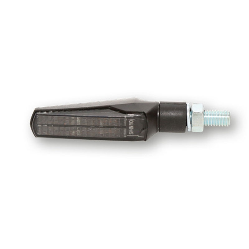 Smerniki za motor Highsider Smart Fineline LED 2v1 črni