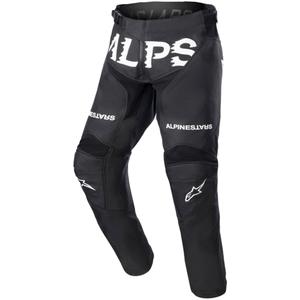 Otroške motokros hlače Alpinestars Racer Found črno-bele