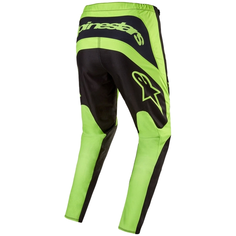 Alpinestars Fluid Lurv motokros hlače črno-fluo rumene