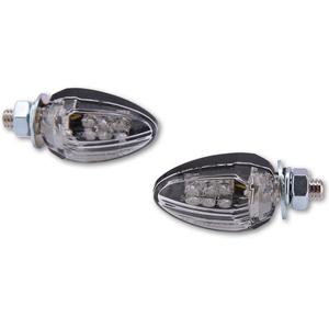 Highsider Smart Drop LED smerniki za motorno kolo črne barve