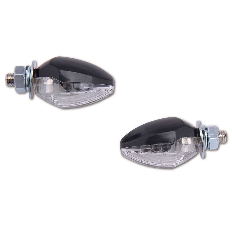Highsider Smart Drop LED smerniki za motorno kolo črne barve