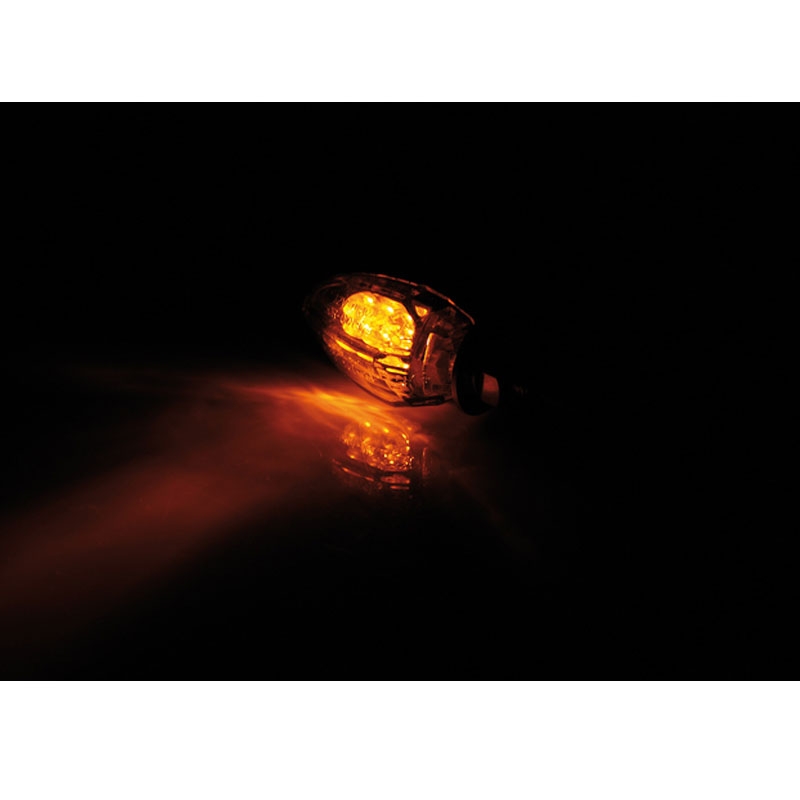 Highsider Smart Drop LED smerniki za motorno kolo črne barve