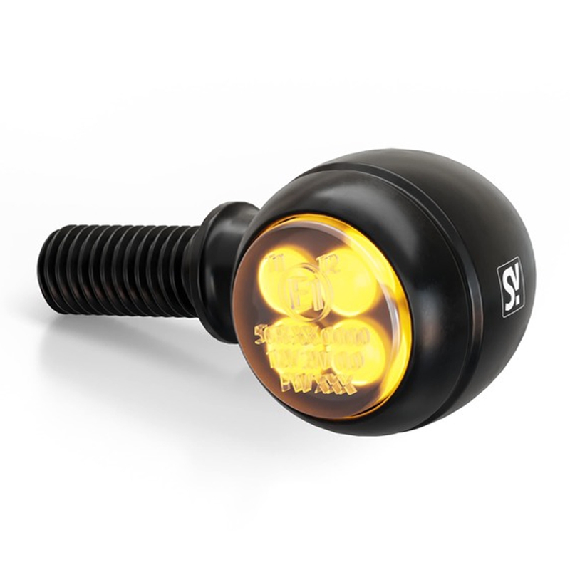 Smerniki za motor Highsider Smart Circula-S LED 2v1 črni