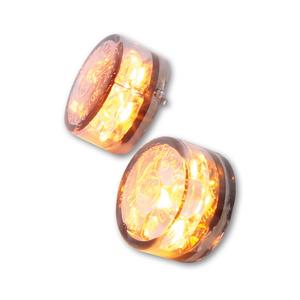 Smerniki za motor Highsider Smart Module Sixteen LED dimljeno sivi