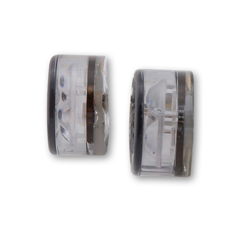Smerniki za motor Highsider Smart Module Sixteen LED 2v1 dimljeno sivi