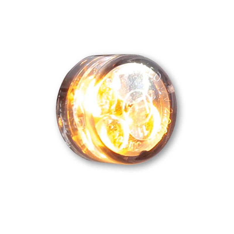 Smerniki za motor Highsider Smart Module Sixteen LED 2v1 dimljeno sivi