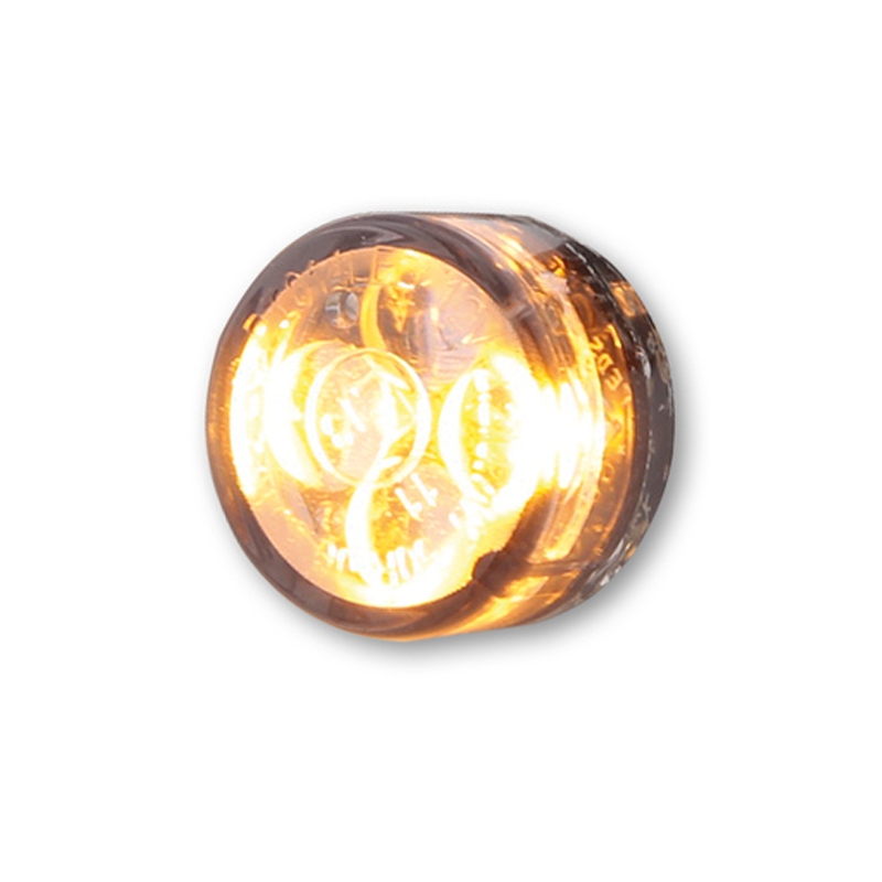 Smerniki za motor Highsider Smart Module Sixteen LED 2v1 dimljeno sivi